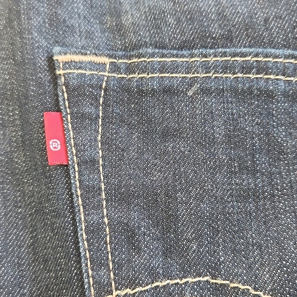 LEVI'S 501 MENS JEANS SIZE W36 L32 BLACK COLOR PRE OWNED - Picture 4 of 11